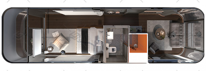 Prefab Contemporary Garden Office Pod Tiny Garden Office Cube UV Resistant 0