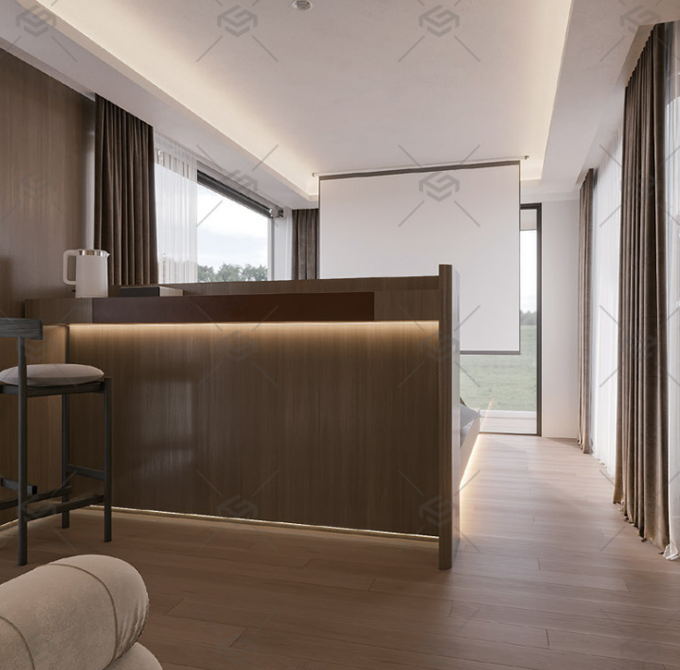 Prefab Contemporary Garden Office Pod Tiny Garden Office Cube UV Resistant 15