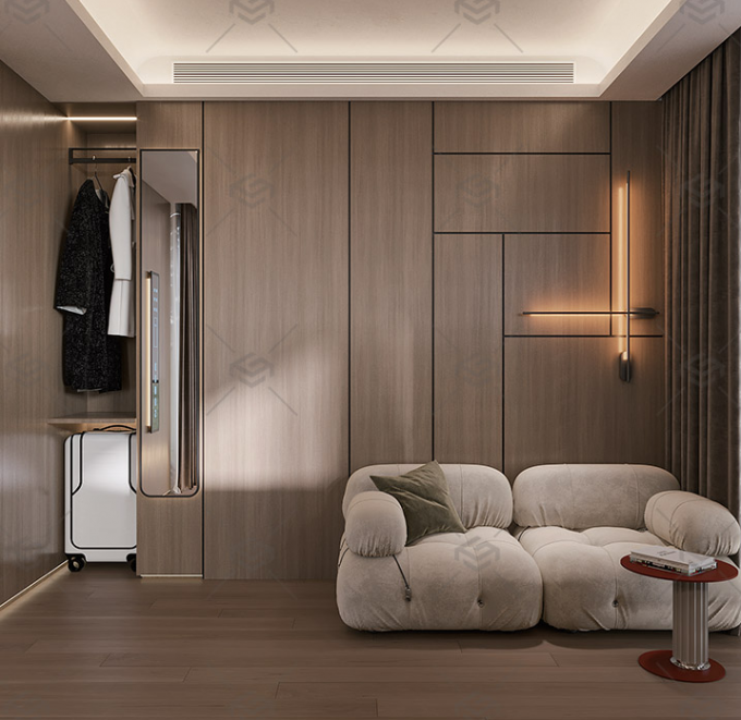 Prefab Contemporary Garden Office Pod Tiny Garden Office Cube UV Resistant 18