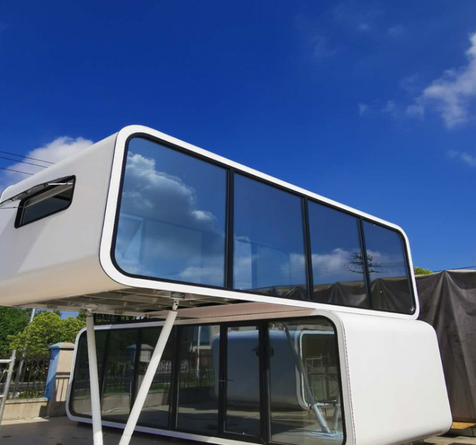 Prefab Contemporary Garden Office Pod Tiny Garden Office Cube UV Resistant 20