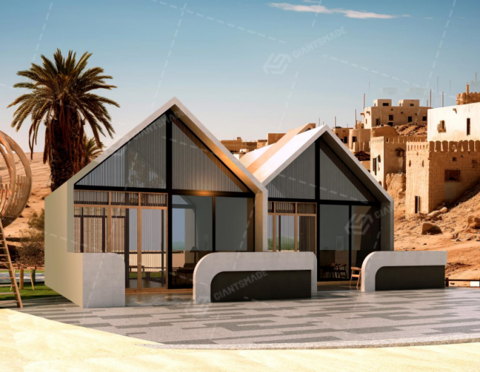 Prefab Contemporary Garden Office Pod Tiny Garden Office Cube UV Resistant 24