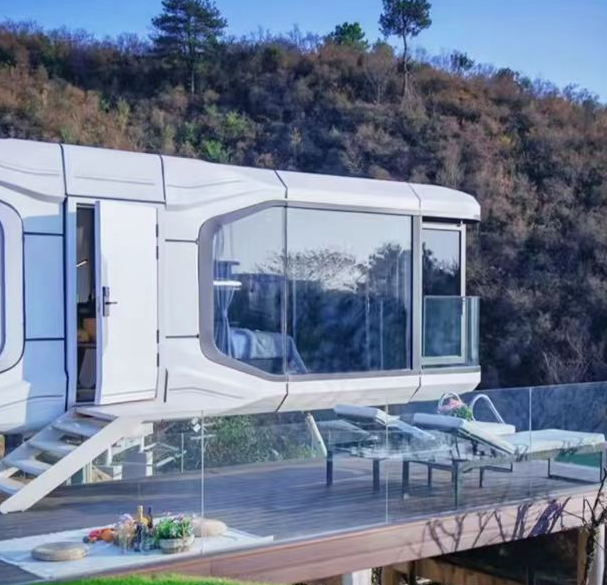 Prefab Contemporary Garden Office Pod Tiny Garden Office Cube UV Resistant 25