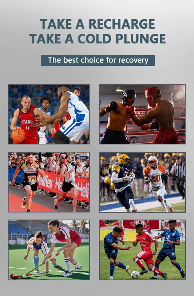 430W Ice Plunge Chiller Ozone Cycle Use Multifunctional High Safety Level 3