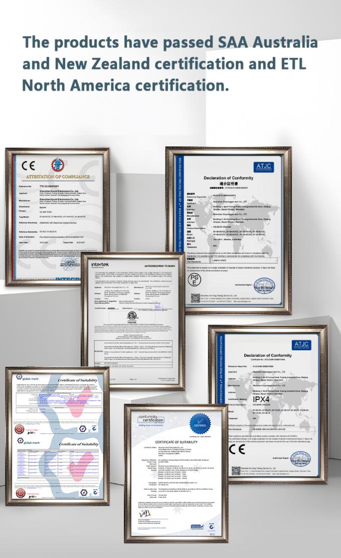 430W Ice Plunge Chiller Ozone Cycle Use Multifunctional High Safety Level 6