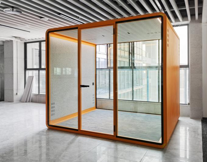  Hot Sale Soundproof Indoor Mobile Work Space Office Pod Meeting Work Pods Phone Study Cabin Office Booth 2