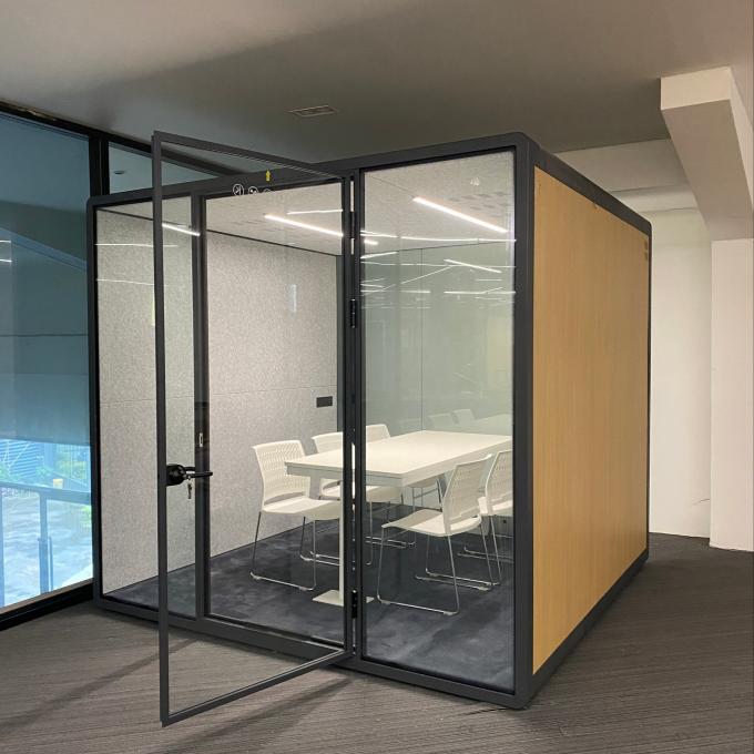  Hot Sale Soundproof Indoor Mobile Work Space Office Pod Meeting Work Pods Phone Study Cabin Office Booth 3