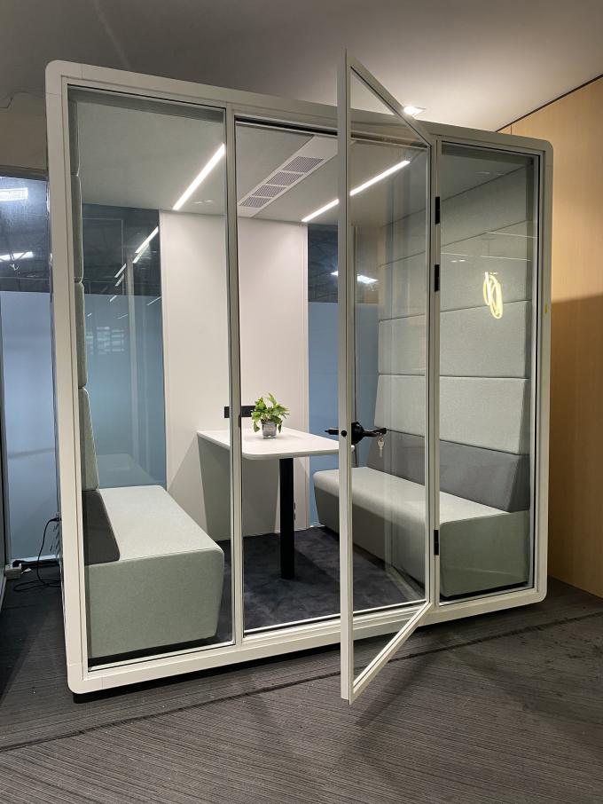  Hot Sale Soundproof Indoor Mobile Work Space Office Pod Meeting Work Pods Phone Study Cabin Office Booth 4